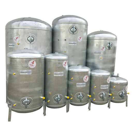 Verzinkte Hydrophorbehälter – HVP